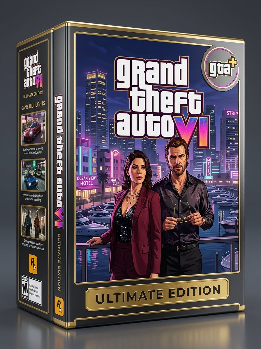 Grand Theft Auto VI Ultimate Edition Deluxe Case